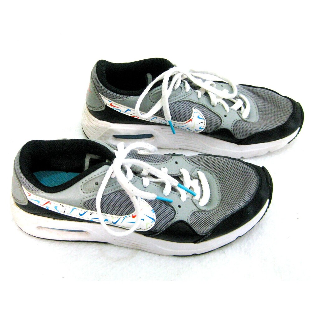 NIKE AIR MAX Boys (Size 5.5Y) Gray Athletic Walking Running Shoes Sneakers - Picture 2 of 6